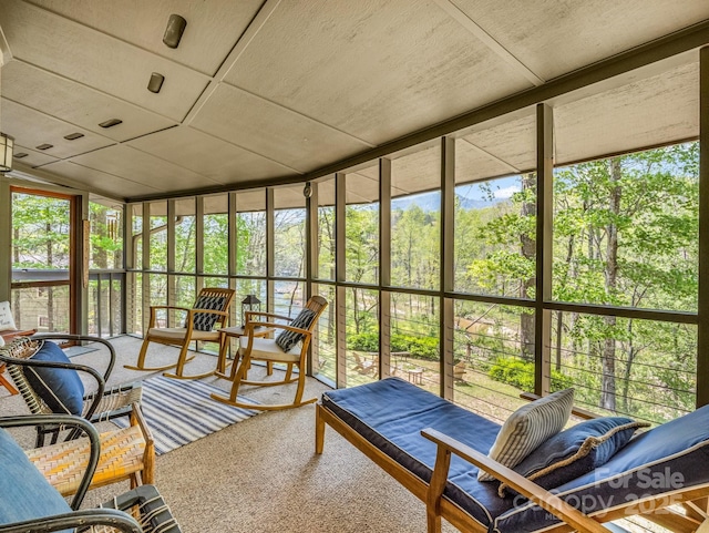 1973 Buffalo Creek Rd, Lake Lure, NC 28746 - view of sunroom