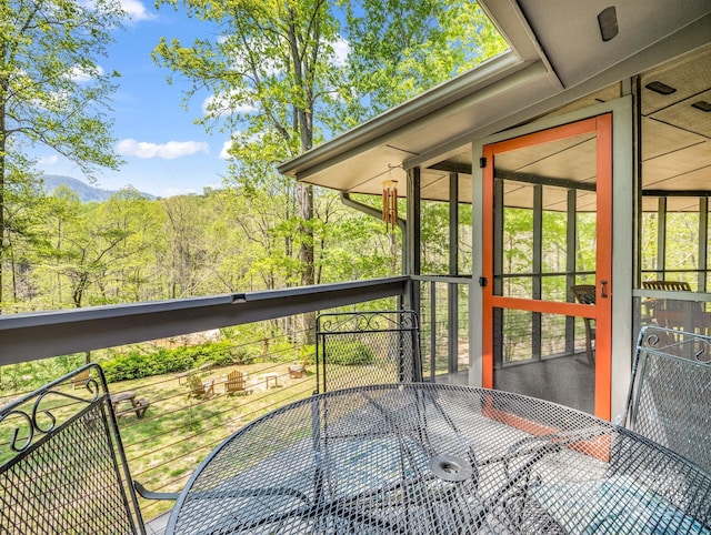 1973 Buffalo Creek Rd, Lake Lure, NC 28746 - exterior space featuring a wooded view
