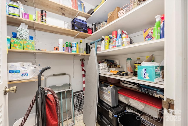 view of pantry