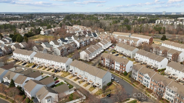 drone / aerial view featuring a residential view