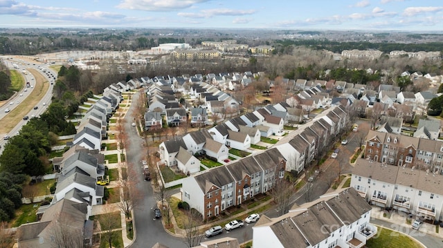 drone / aerial view featuring a residential view