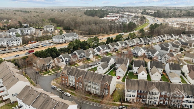 birds eye view of property featuring a residential view