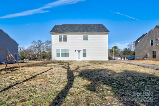 view of back of property