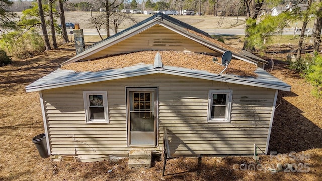 view of rear view of property