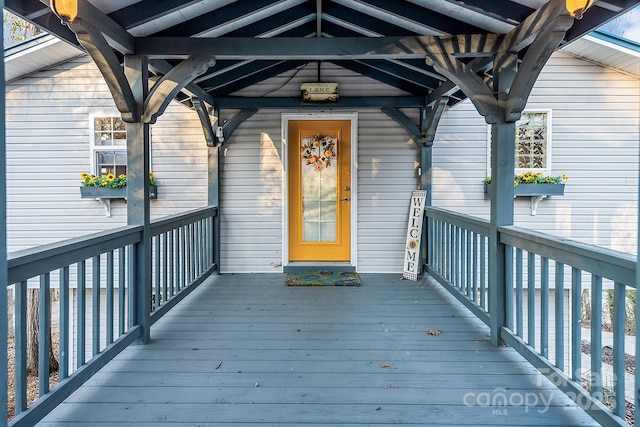 view of entrance to property