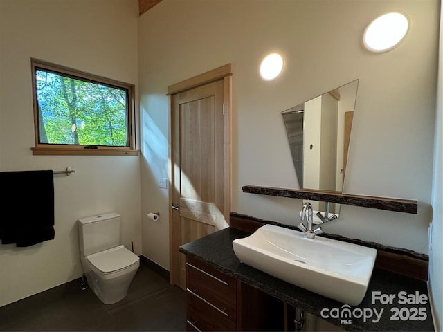 448 Mt Mitchell Dr, Burnsville, NC 28714 - bathroom with toilet and a sink