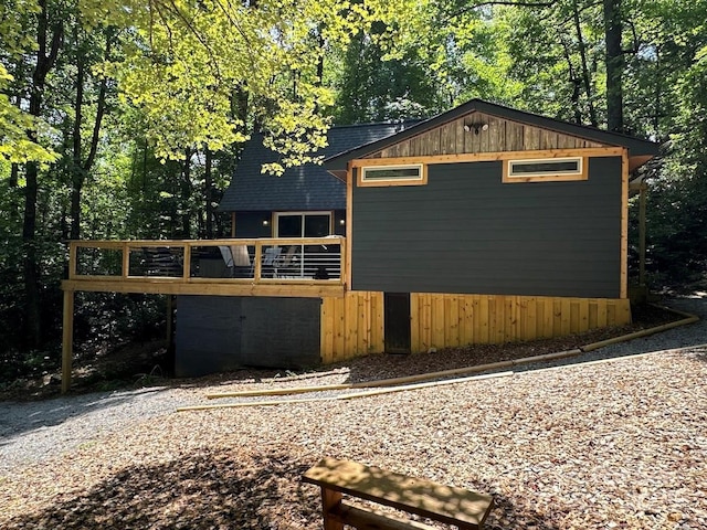 view of outbuilding