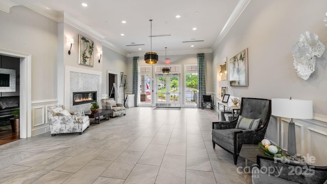 view of community lobby