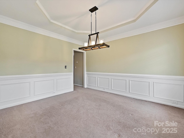 interior space with wainscoting