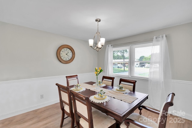 905 Blalock Dr, Kings Mountain, NC 28086 - dining space featuring a chandelier and light wood-type flooring