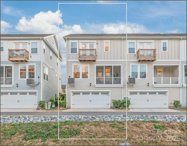 view of front of house featuring board and batten siding