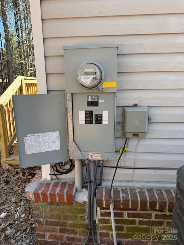 utility room featuring electric panel