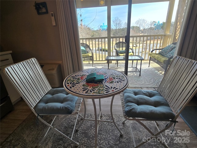 view of sitting room