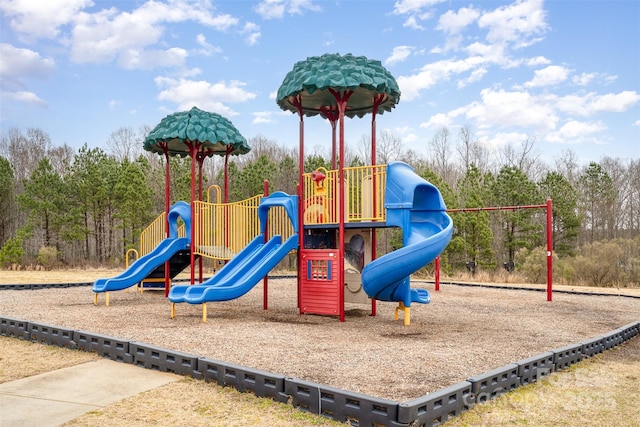 view of communal playground