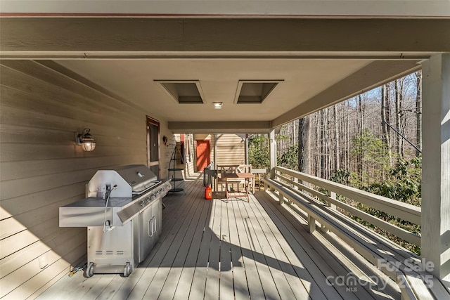 243 Red Oak Trl, Boone, NC 28607 - view of wooden deck