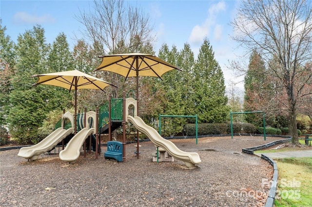 view of communal playground