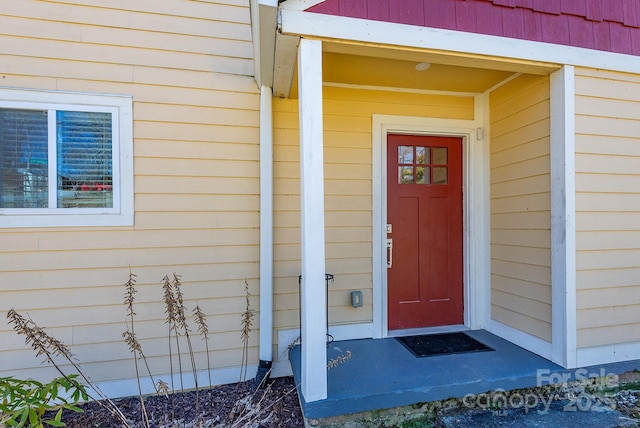 view of entrance to property