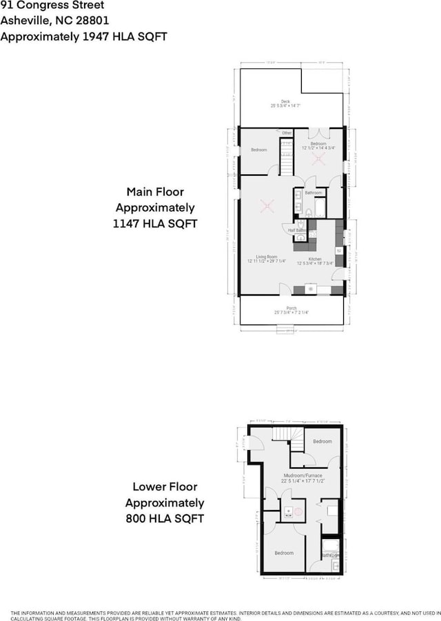 91 Congress St, Asheville, NC 28801 - floor plan