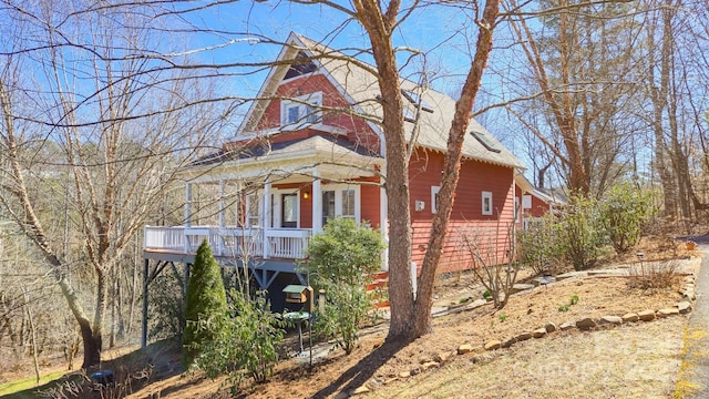 view of property exterior