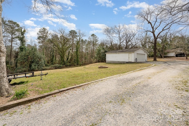 view of street with driveway