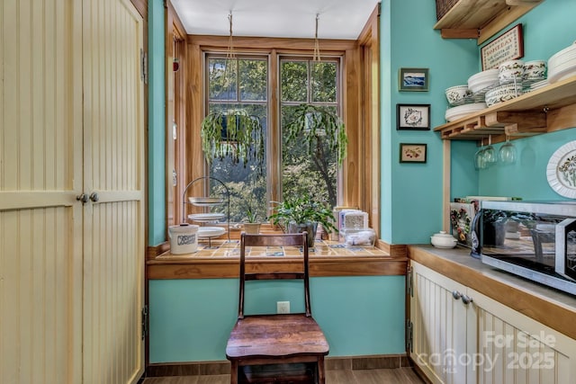 322 Crestview Dr, Black Mountain, NC 28711 - interior space with wood finished floors