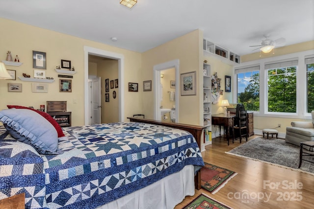 322 Crestview Dr, Black Mountain, NC 28711 - bedroom featuring wood finished floors