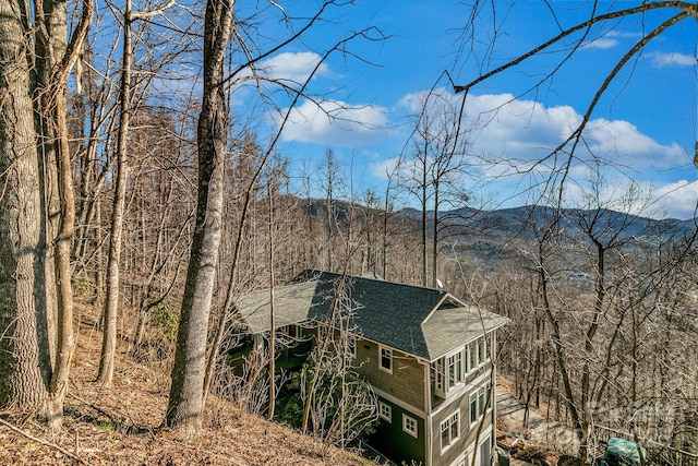 322 Crestview Dr, Black Mountain, NC 28711 - mountain view with a wooded view
