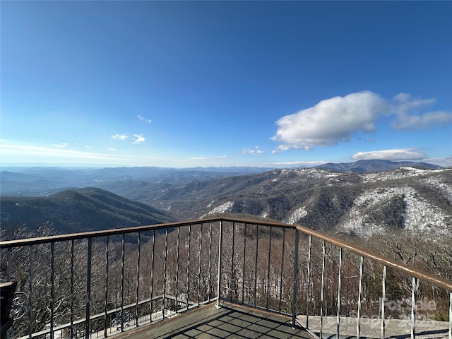 1245 Laurel Ln, Blowing Rock, NC 28605 - balcony featuring a mountain view