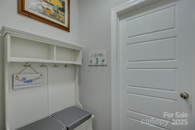 view of mudroom