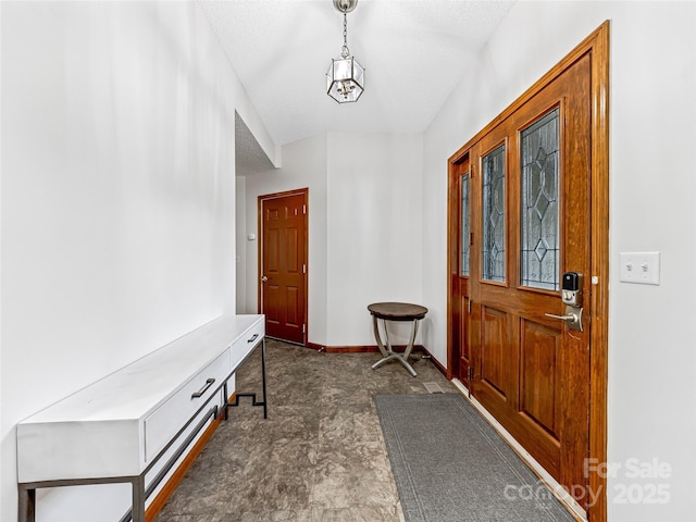 entrance foyer with baseboards