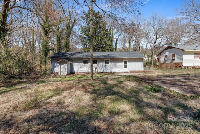 view of rear view of property