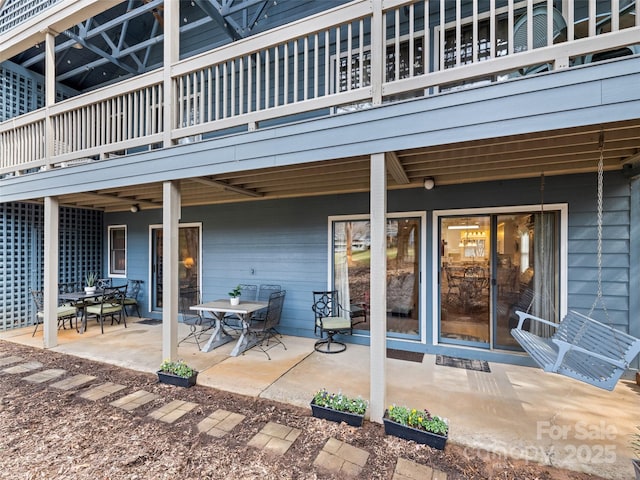 view of patio / terrace with outdoor dining space