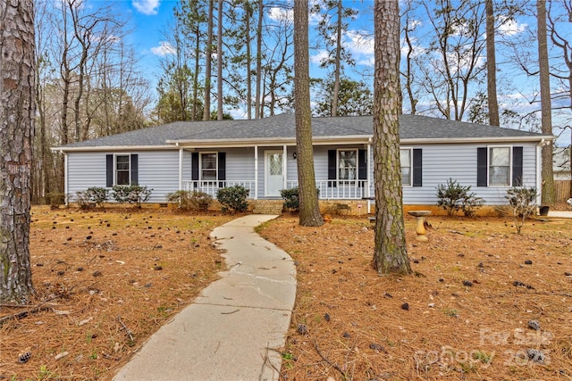 101 Fairfax Dr, Salisbury, NC 28146 - ranch-style house with a porch