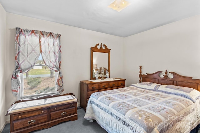 bedroom featuring carpet floors