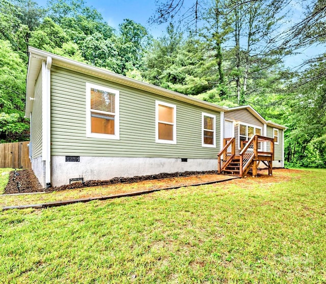 11 Pyrite Way, Asheville, NC 28806 - view of front of home featuring crawl space and view of wooded area