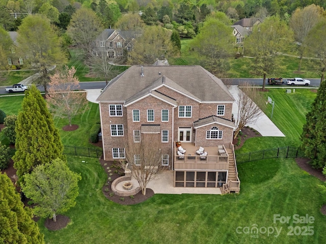 drone / aerial view