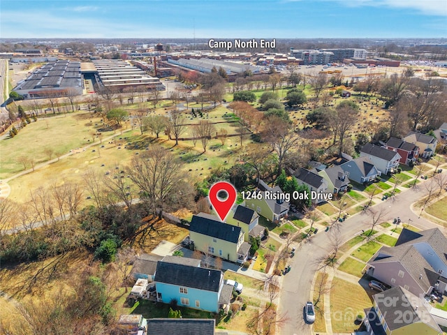 birds eye view of property featuring a residential view