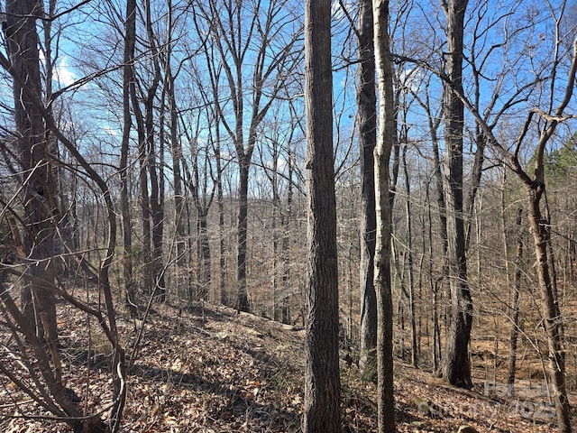 view of landscape with a view of trees