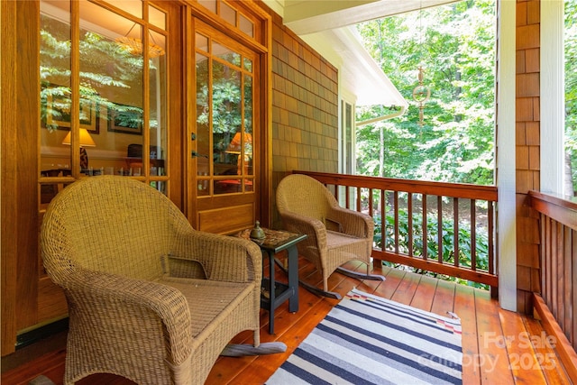 39 Hawks Pointe Ln, Weaverville, NC 28787 - wooden terrace with french doors