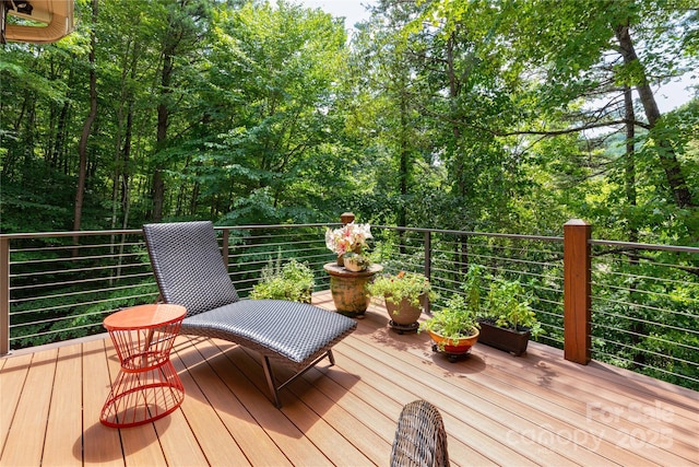 39 Hawks Pointe Ln, Weaverville, NC 28787 - view of wooden terrace