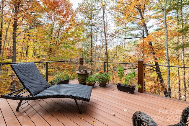 39 Hawks Pointe Ln, Weaverville, NC 28787 - view of wooden deck