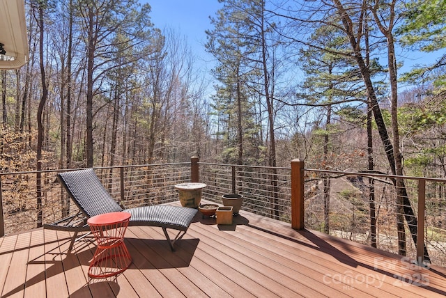 39 Hawks Pointe Ln, Weaverville, NC 28787 - view of wooden terrace