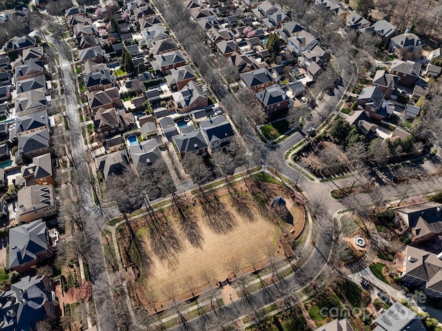 birds eye view of property featuring a residential view