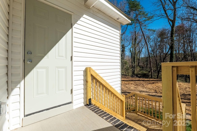 view of entrance to property