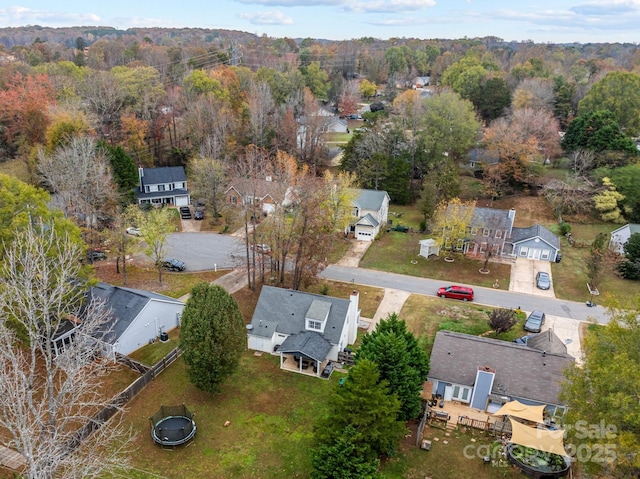 birds eye view of property featuring a residential view