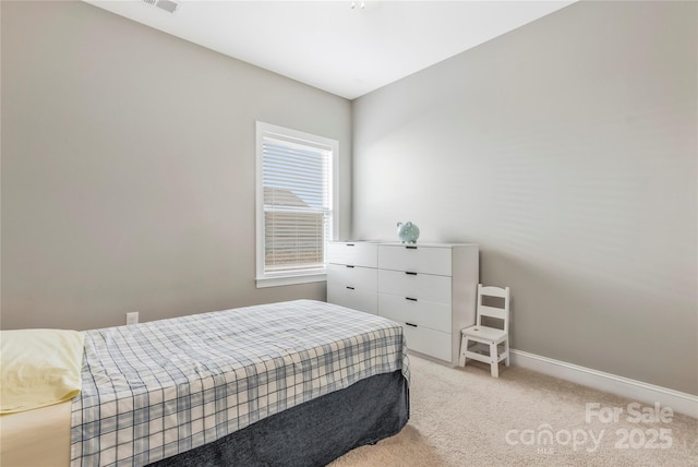 2934 Hiddenbrook Way, Fort Mill, SC 29707 - bedroom featuring baseboards, light carpet, and visible vents