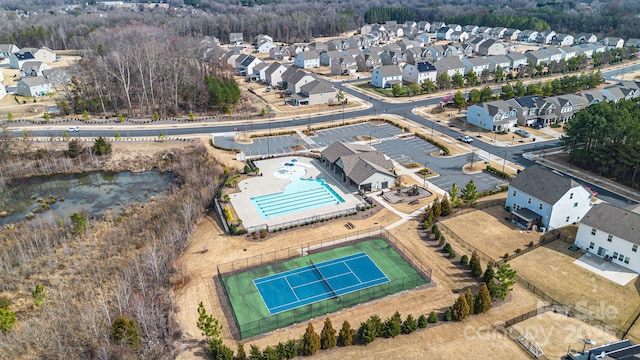 birds eye view of property featuring a residential view