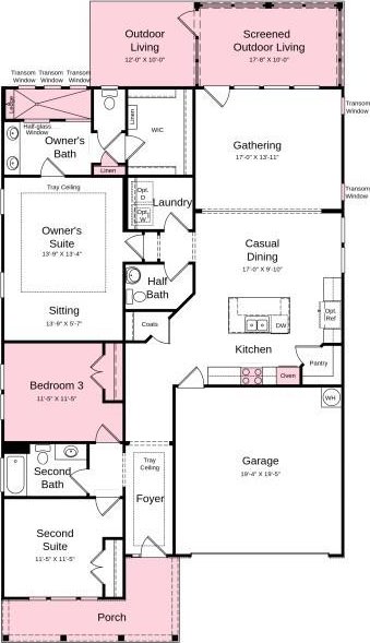 305 Basil Dr, Indian Trail, NC 28079 - view of room layout