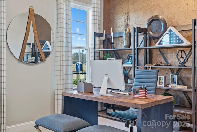 305 Basil Dr, Indian Trail, NC 28079 - office area featuring baseboards