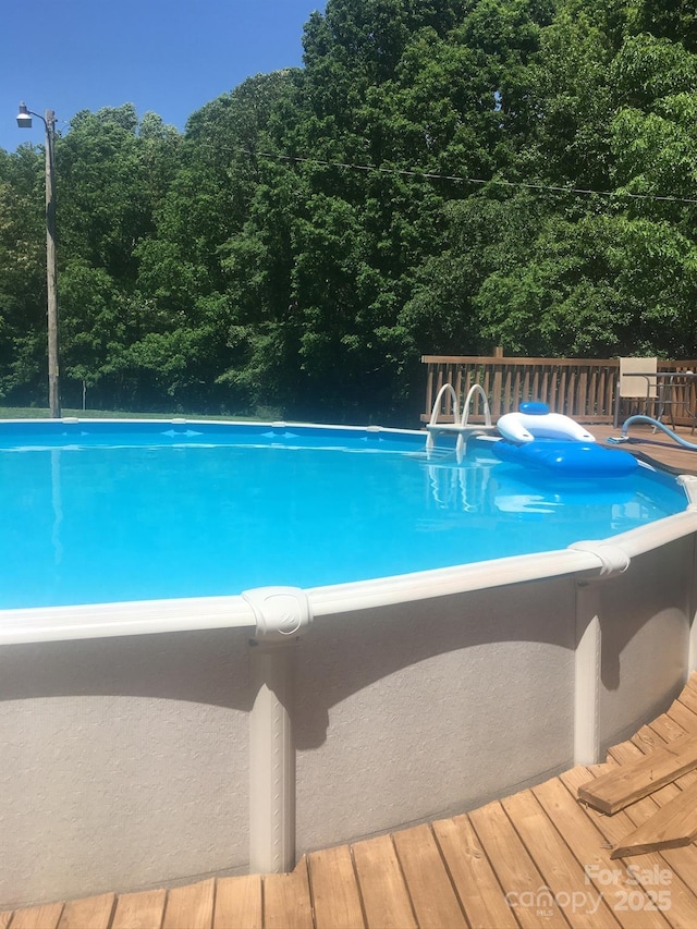 pool featuring a deck